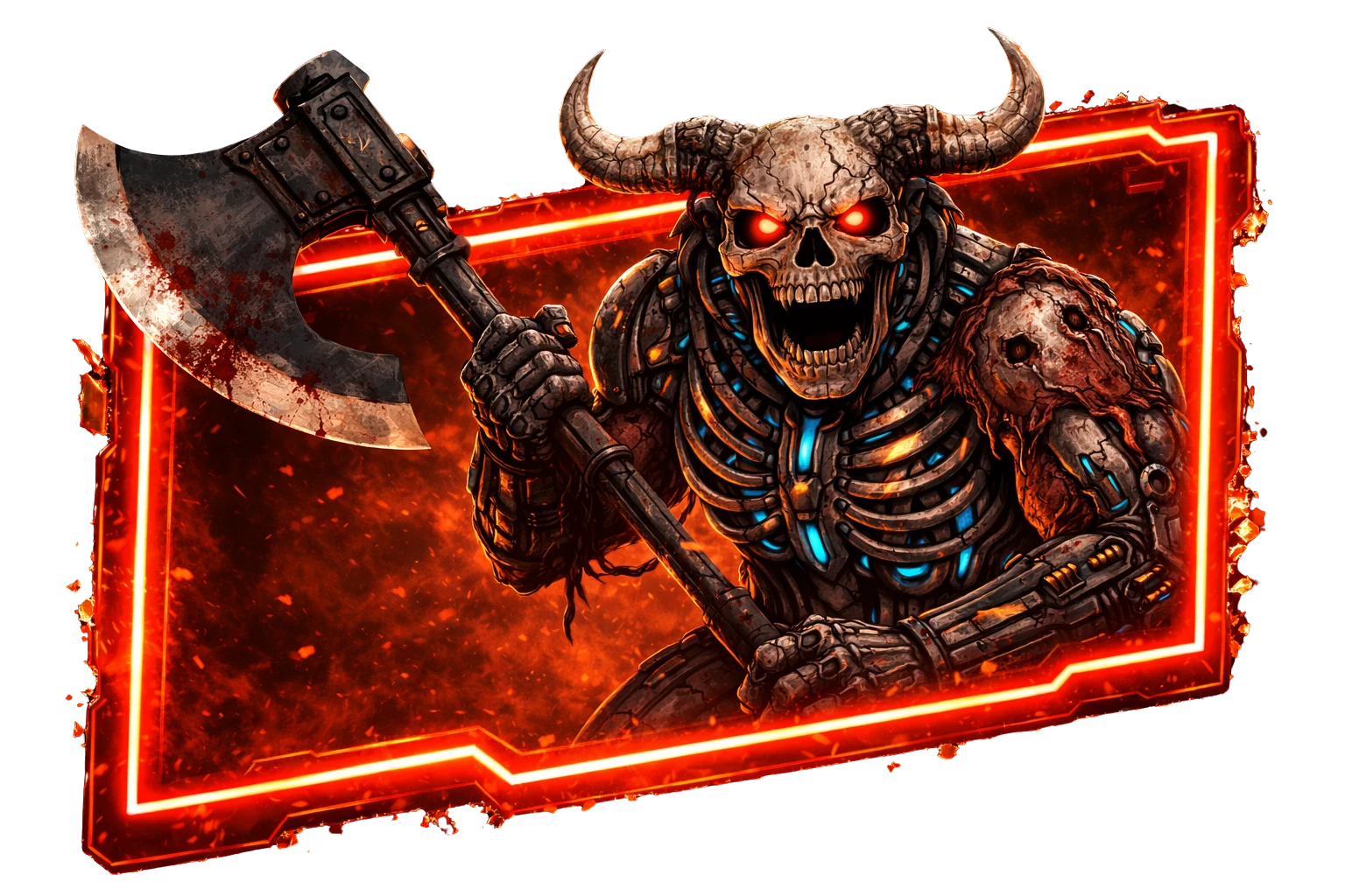 Minotaur nameplate